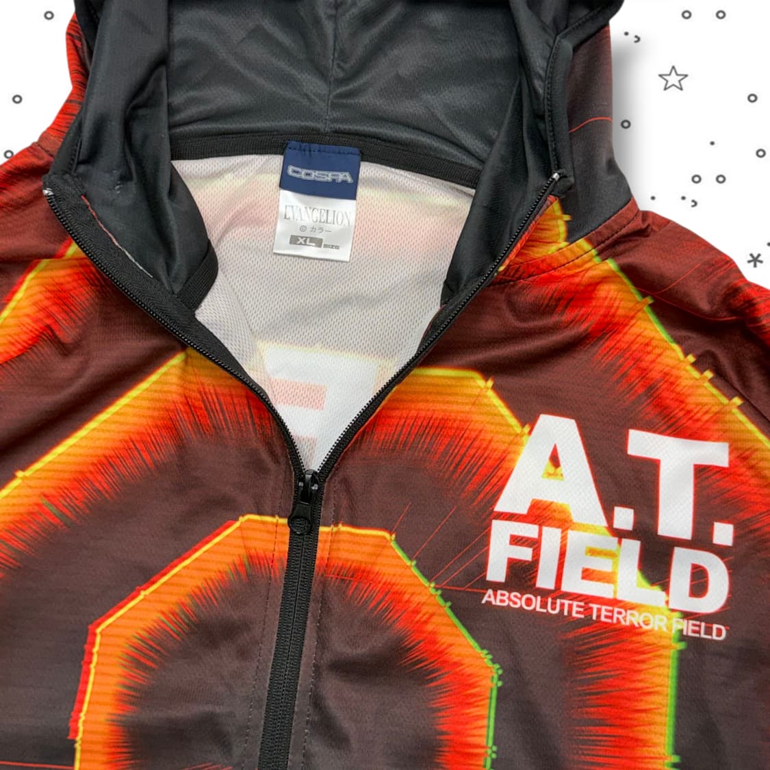 XL 코스파 에반게리온 AT 필드 풀 그래픽 드라이 후드집업 상품이미지2