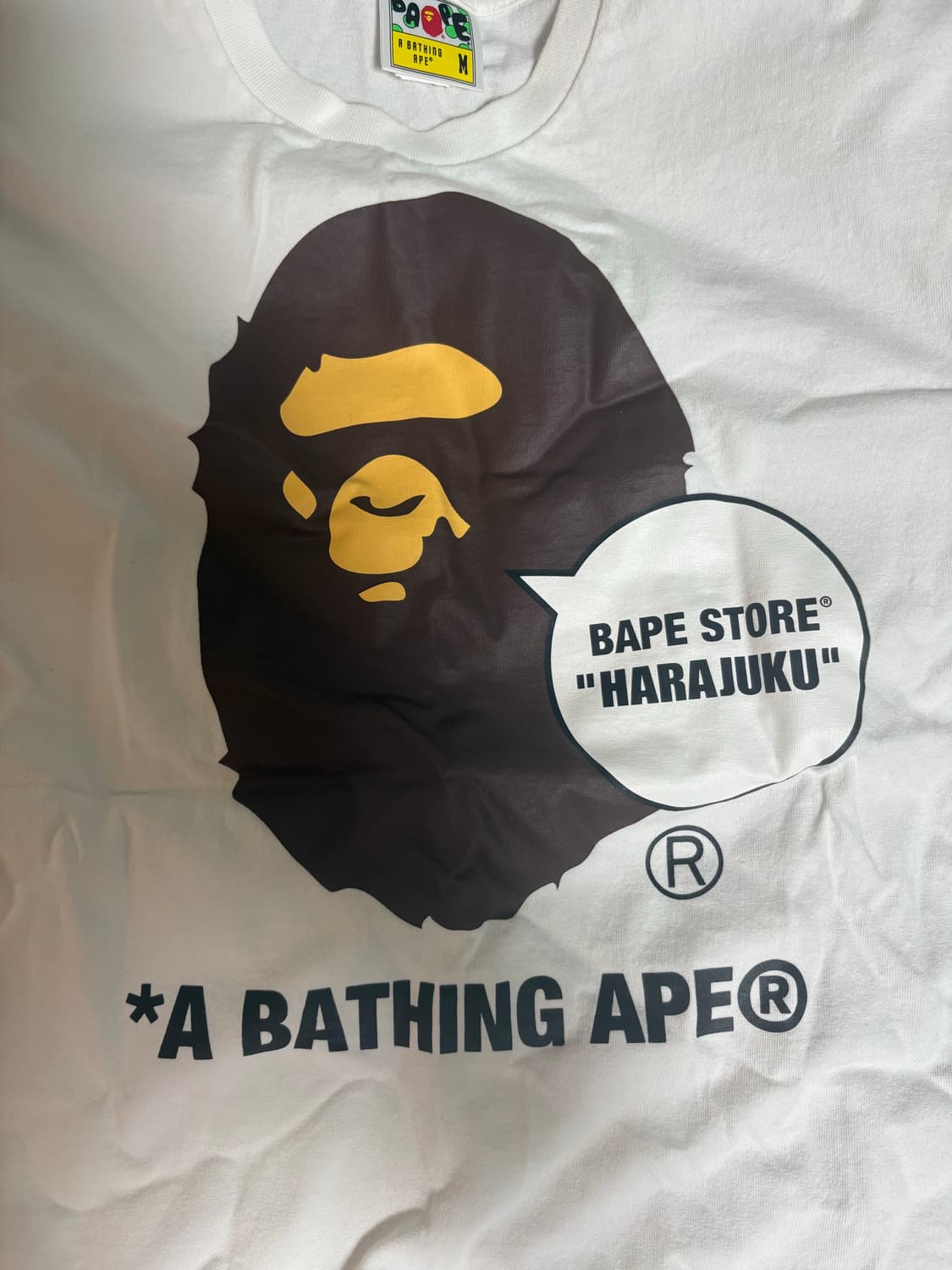 bape 하라주쿠 반팔티 M 상품이미지4