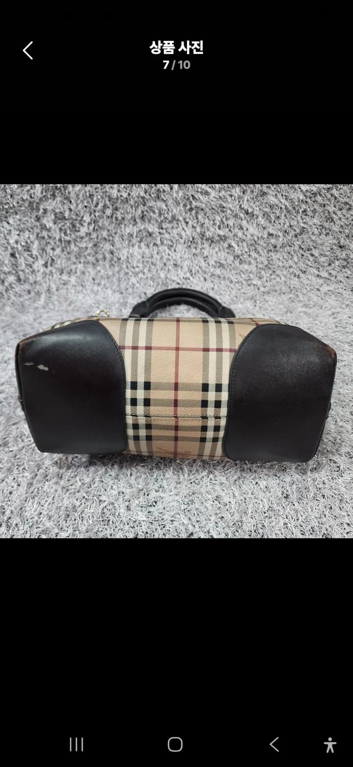 버버리 PVC 체크 토트백 상품이미지7