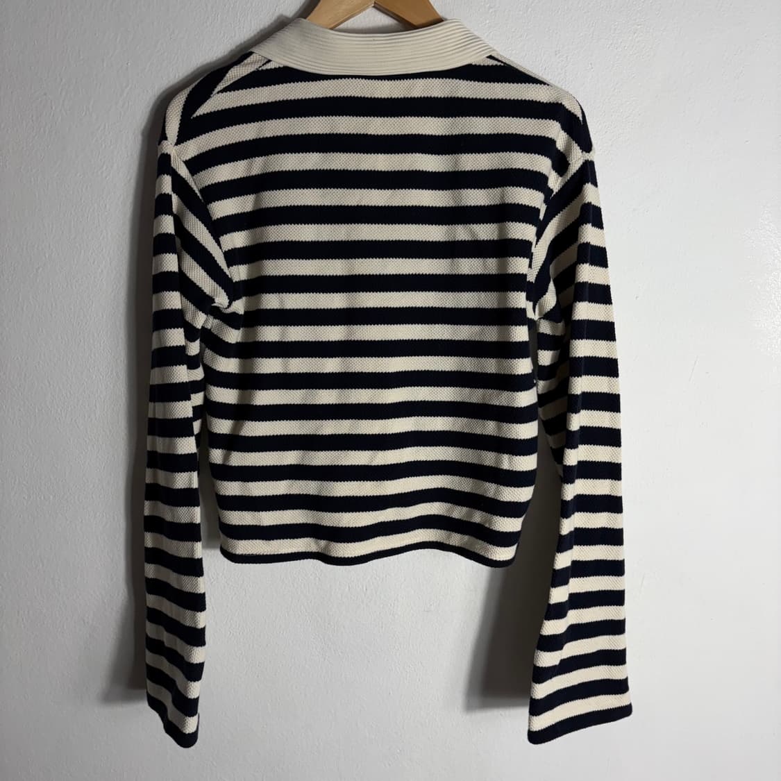 a.t.corner 스트라이프 긴팔 크롭 니트(S) 상품이미지2