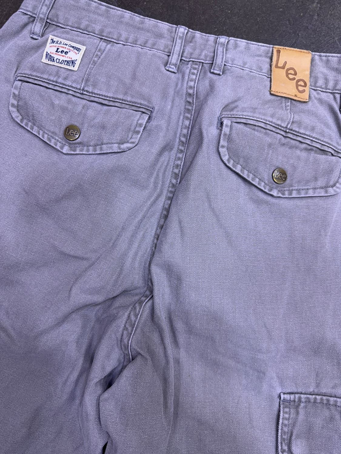 Lee 리 릴렉스핏 헤링본 캐쥬얼 카고팬츠 탄 베이지 28 상품이미지8