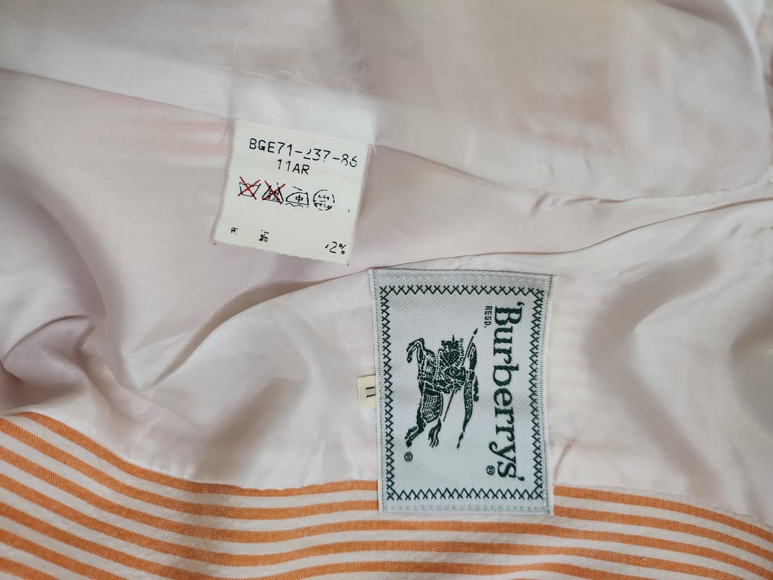 버버리 스트라이프 면 여성 자켓 M 상품이미지5