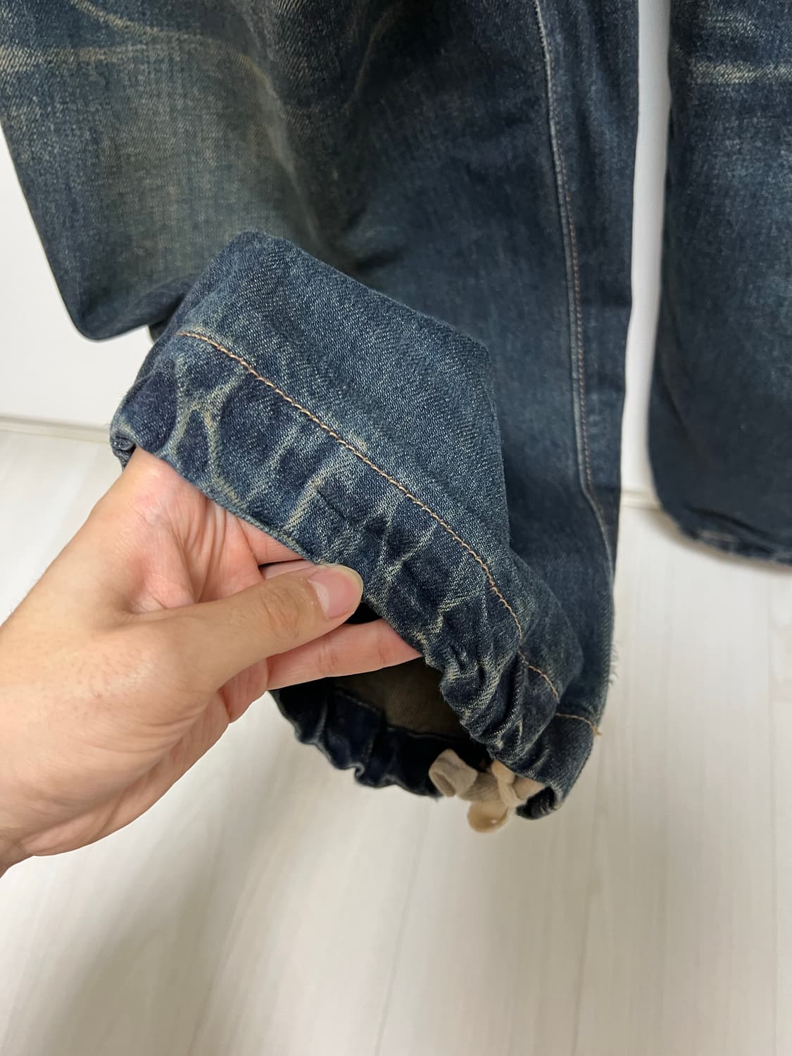 미하라야스히로 와이드 데님팬츠 진 44 인디고 상품이미지3