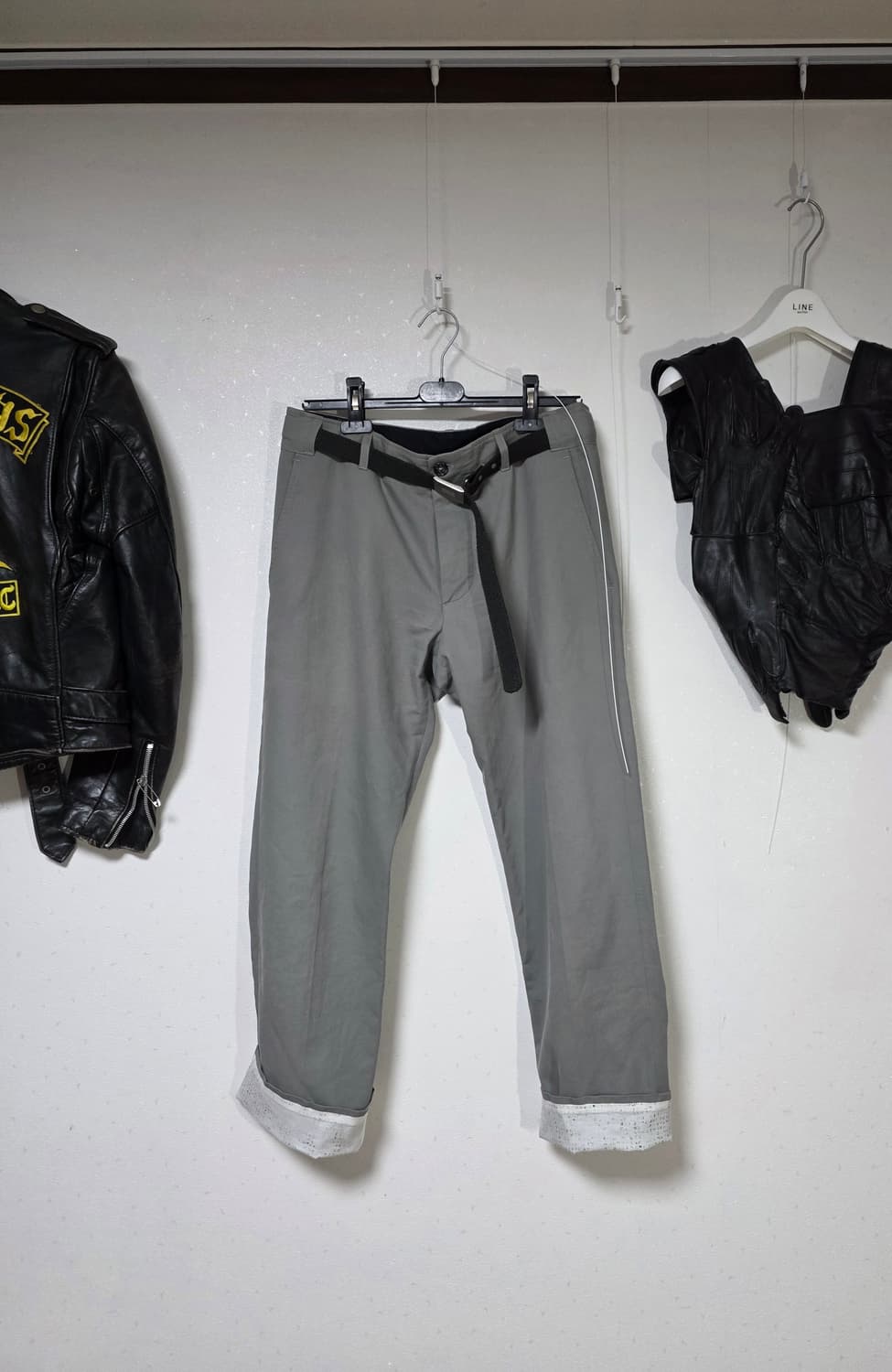 ann demeulemeester Tunnel Loop Trousers 상품이미지3