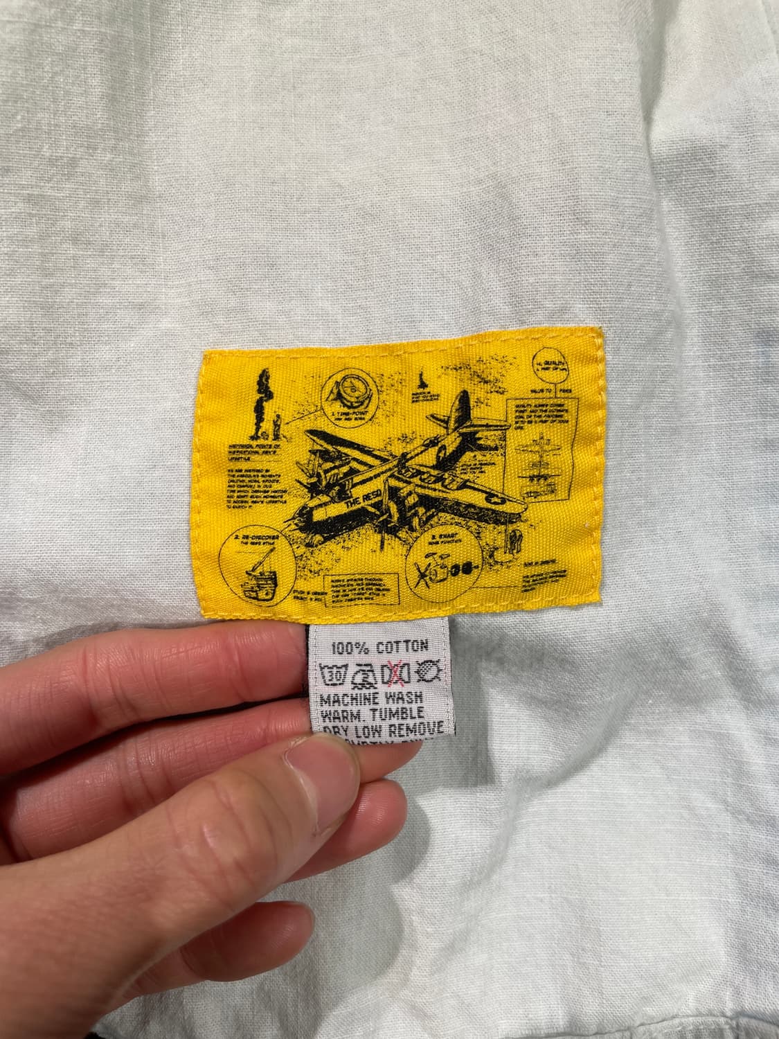 더레스큐 파우더 워싱 패치 샴브레이 셔츠 상품이미지8