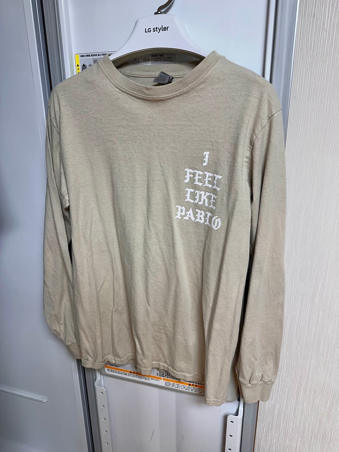 칸예 웨스트 i feel like pablo 롱슬리브 상품이미지1