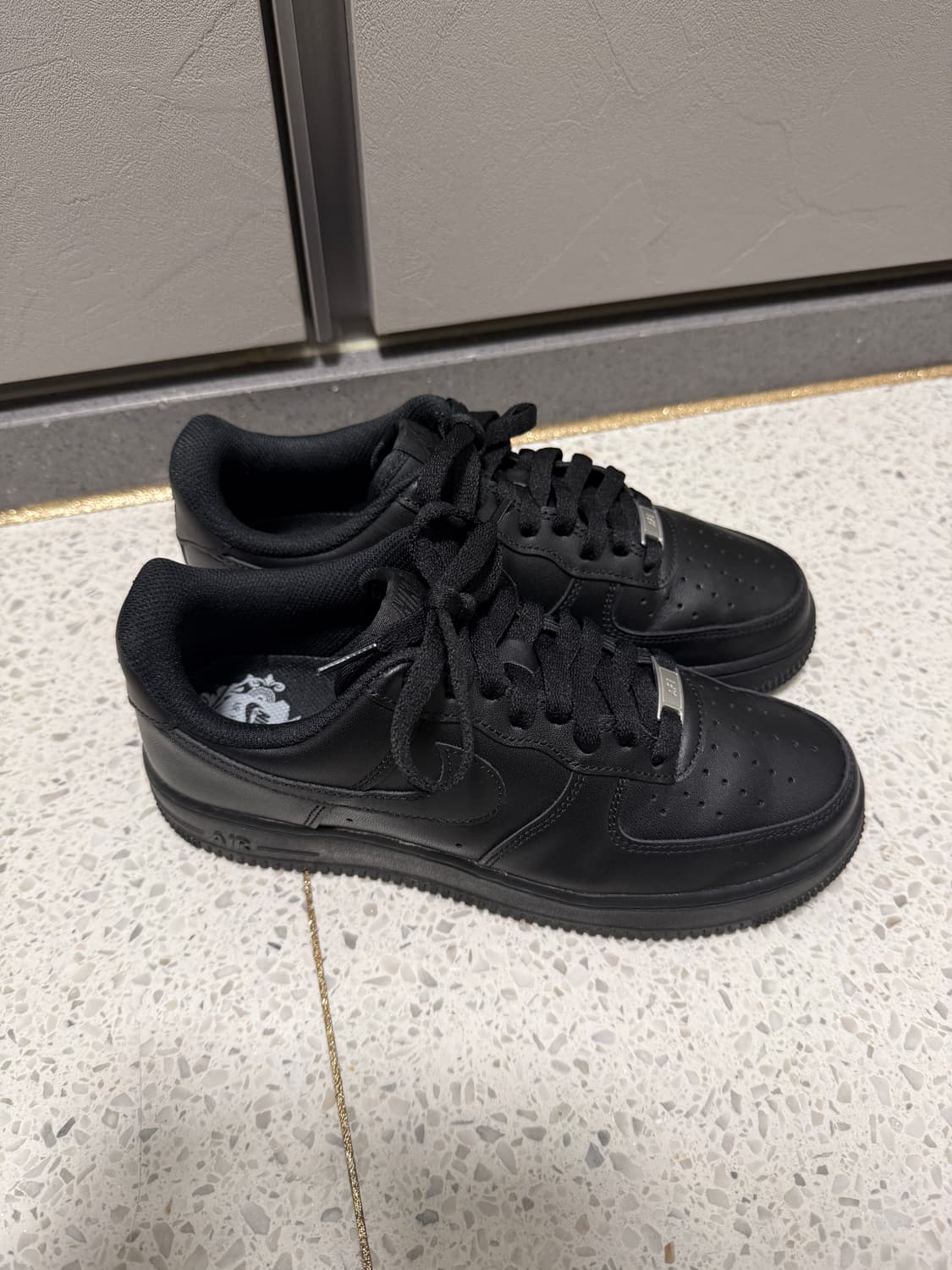 나이키 에어포스 255 트리플블랙(올검포스) 올블랙 상품이미지3