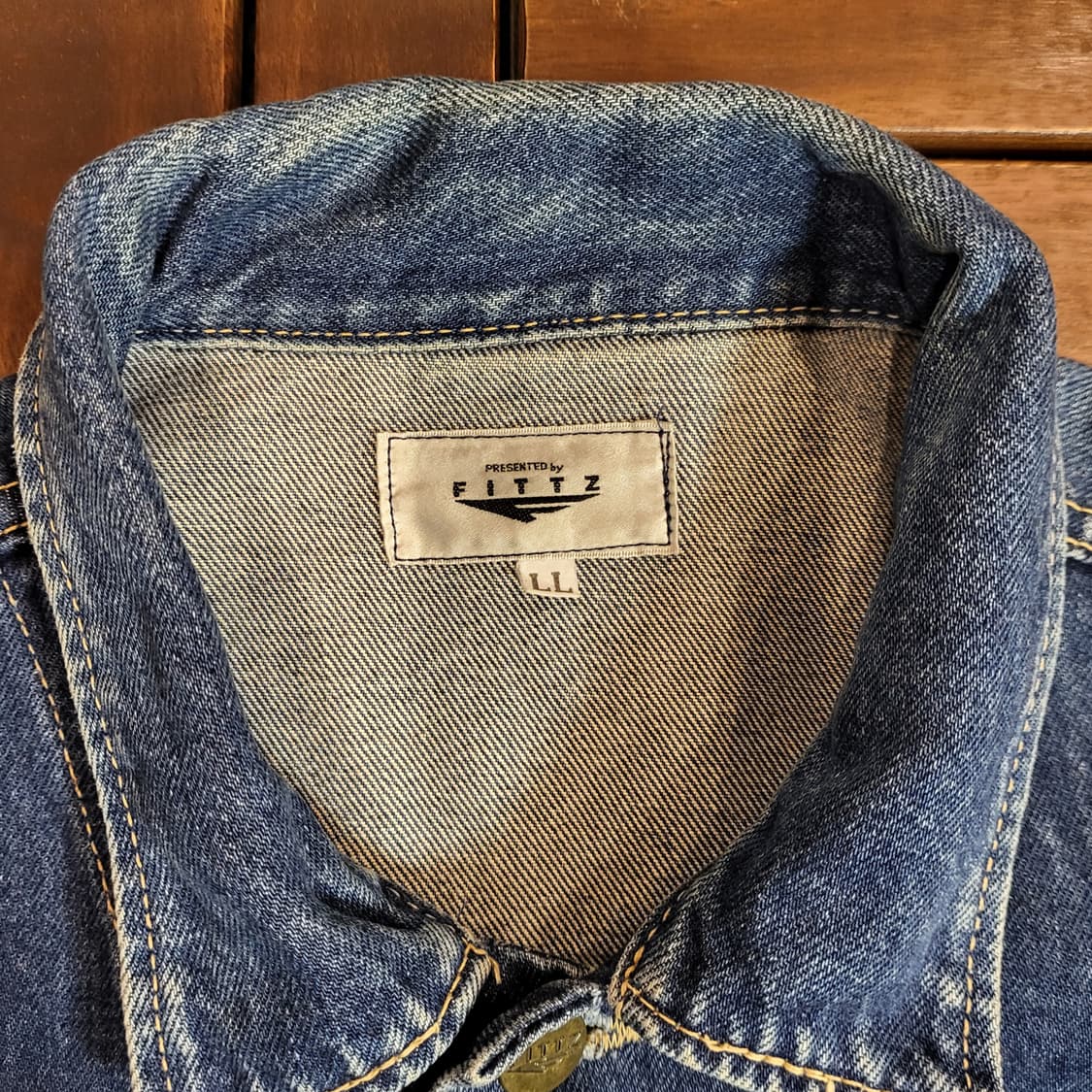 90s FITTZ 데님 자켓 (LL) 상품이미지5