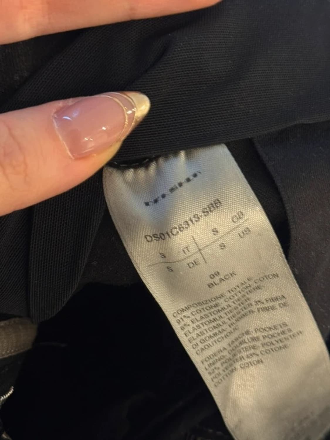 릭오웬스 컷오프 데님 쇼츠 스커트 상품이미지4