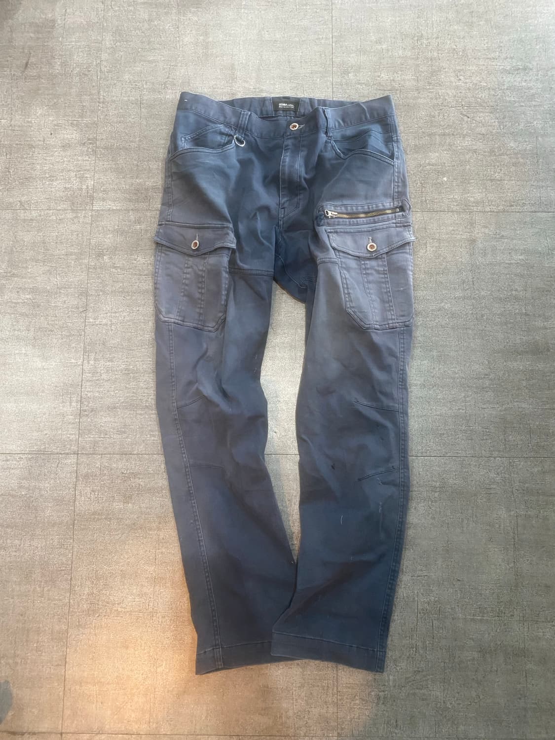 일본빈티지 Genba 올드스쿨아메카지 혁오풍 워크팬츠 카고팬츠 상품이미지1