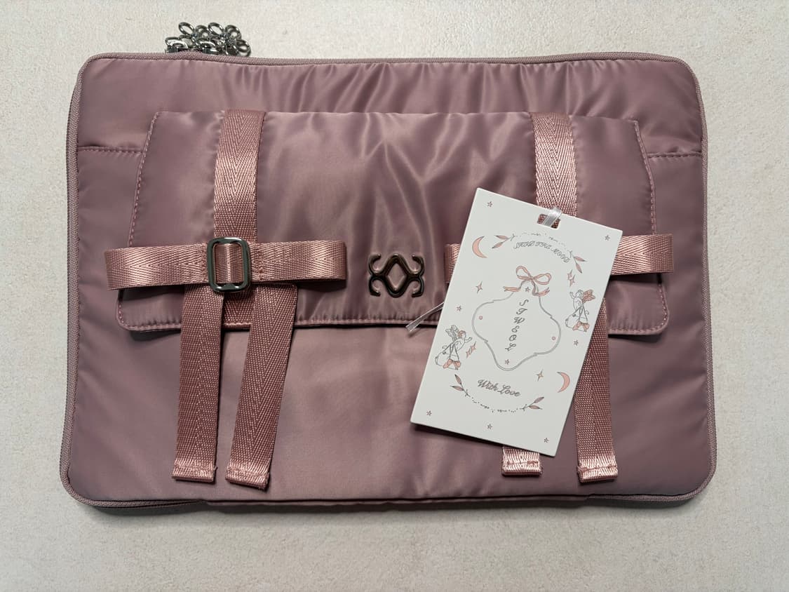 시월107 노트북슬리브 핑크 13-14인치용 상품이미지4