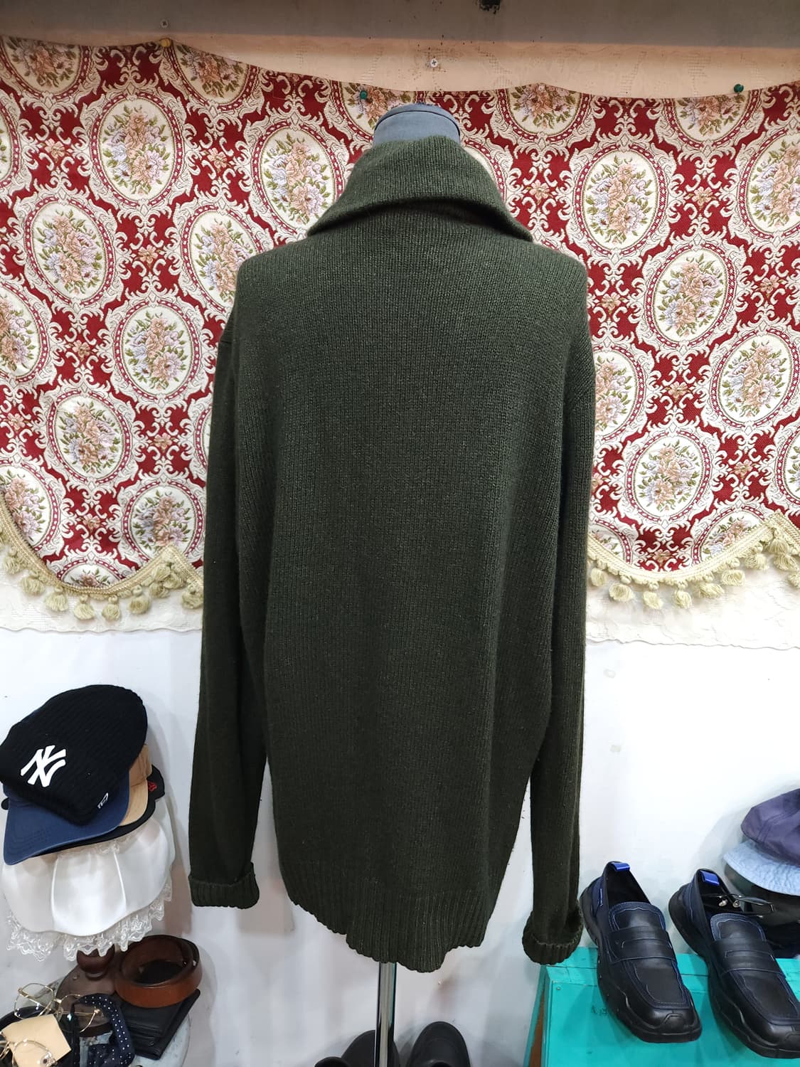 폴로 랄프로렌 00s 캐시미어 울 숄카라 가디건
​
 상품이미지6