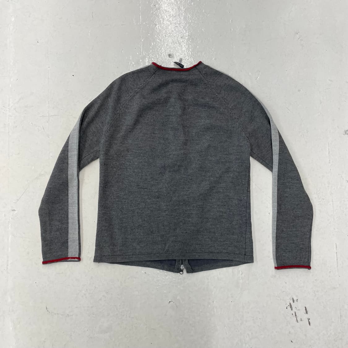 아르마니 진스 사이드 라인 2웨이 니트 집업 상품이미지4