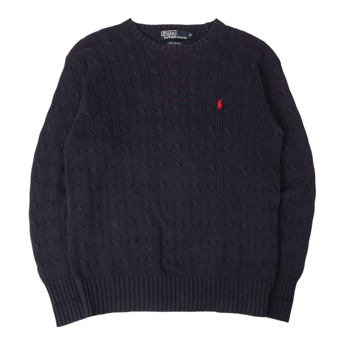 90s 폴로 랄프로렌 네이비 케이블 니트 상품이미지1