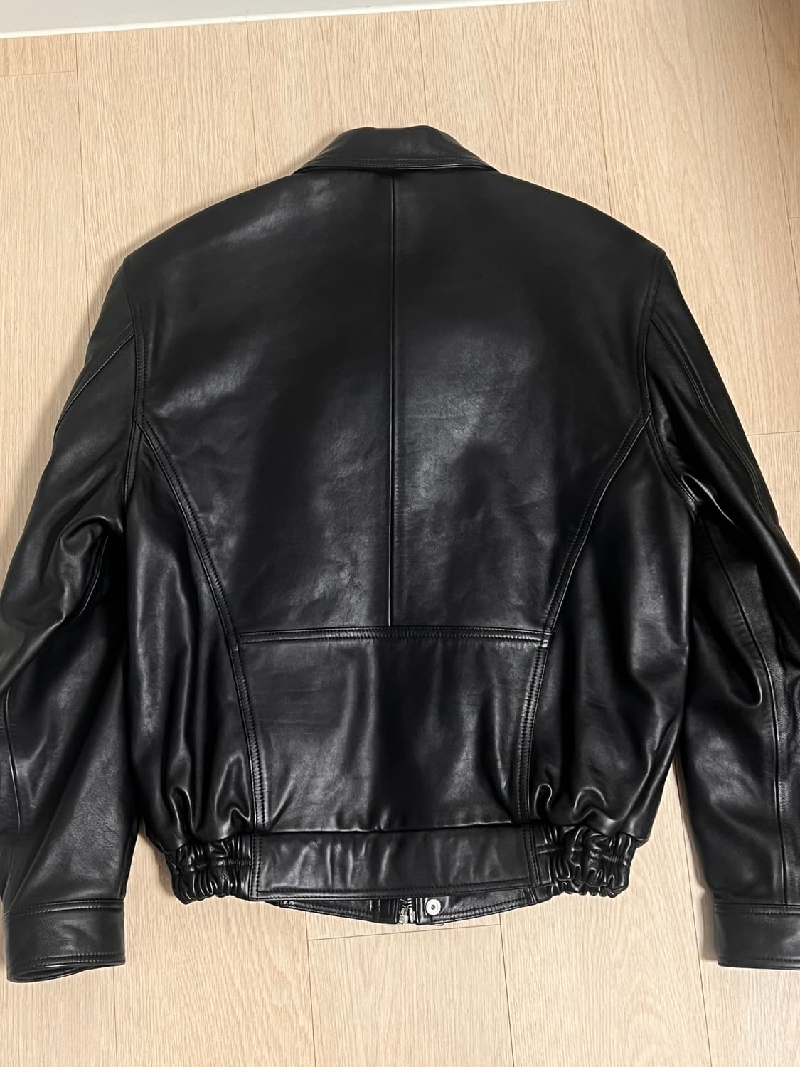 선플라워 90‘s 레더 봄버 46 상품이미지4