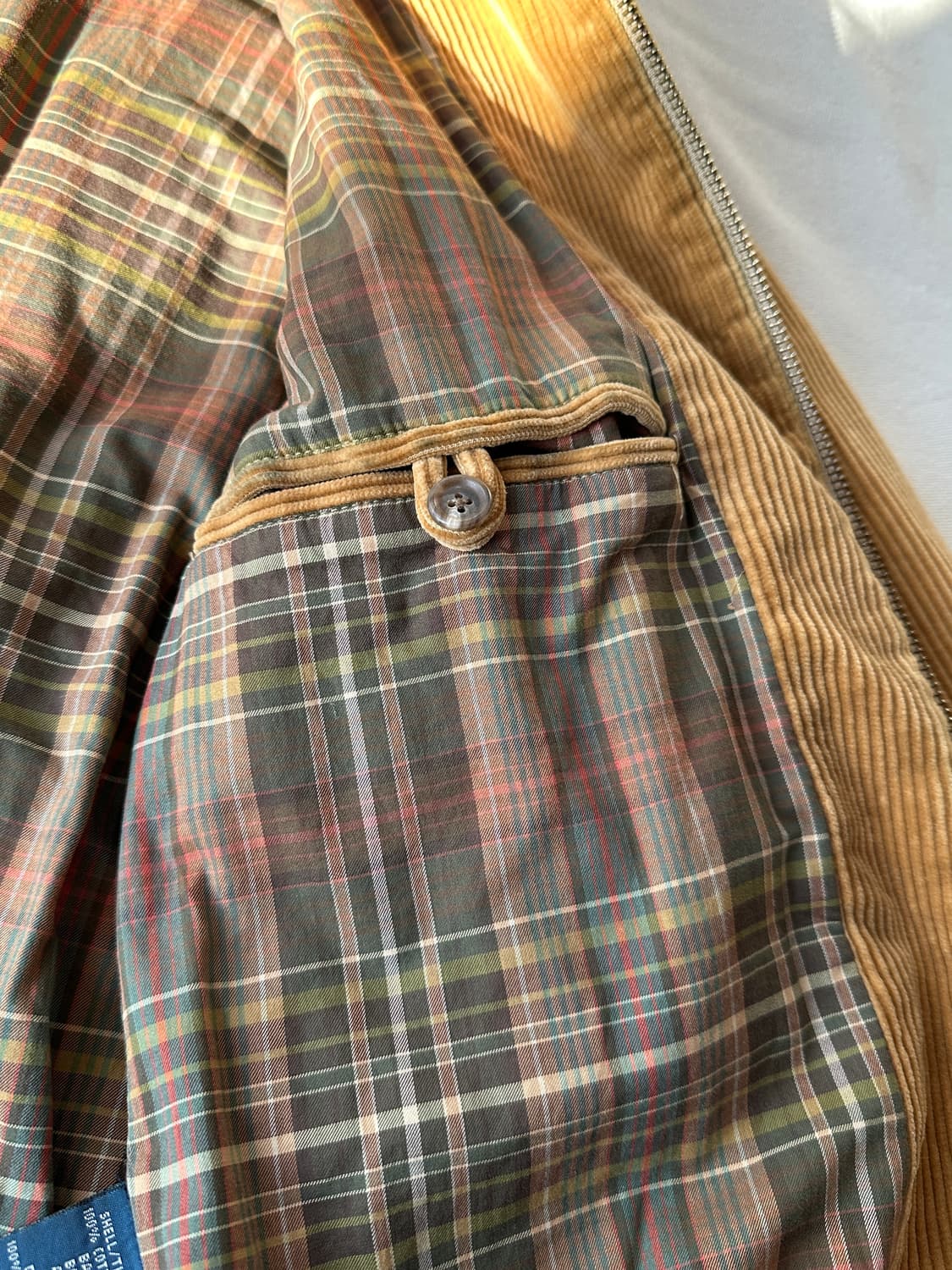 90s 폴로 코듀로이 해링턴 자켓 S 상품이미지5