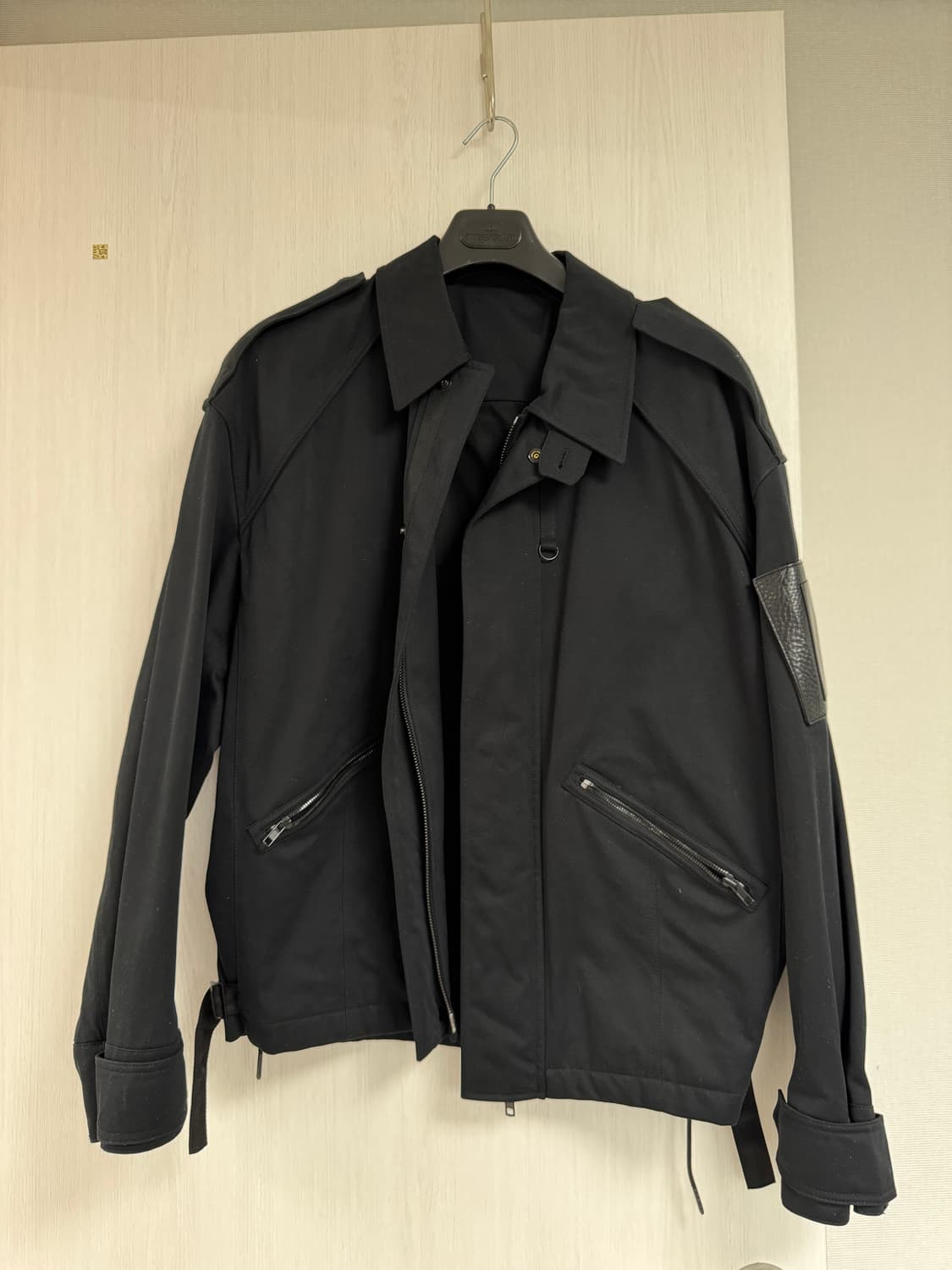 준지 견장 블랙 자켓 46 상품이미지1