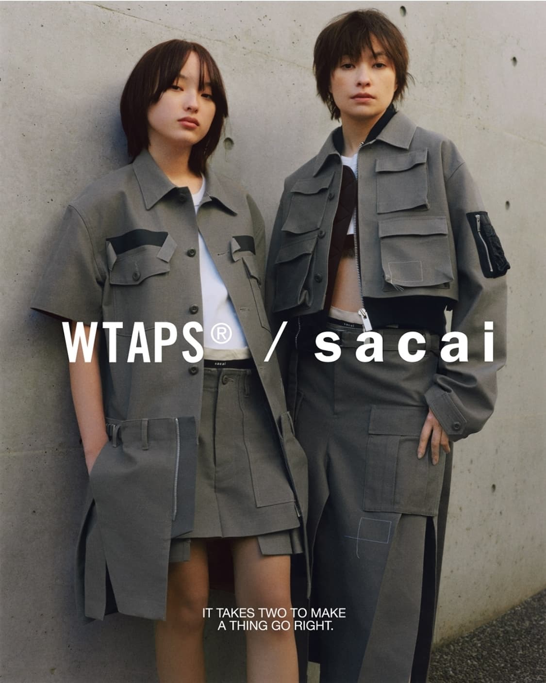 Sacai x WTAPS Cotton Back Satin Shorts
 상품이미지2