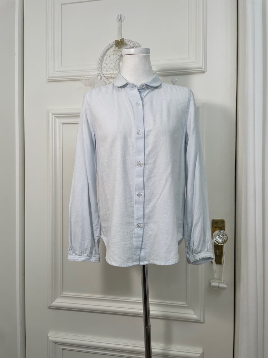 SM2 graish blue soft knit top&sky blue c 상품이미지8