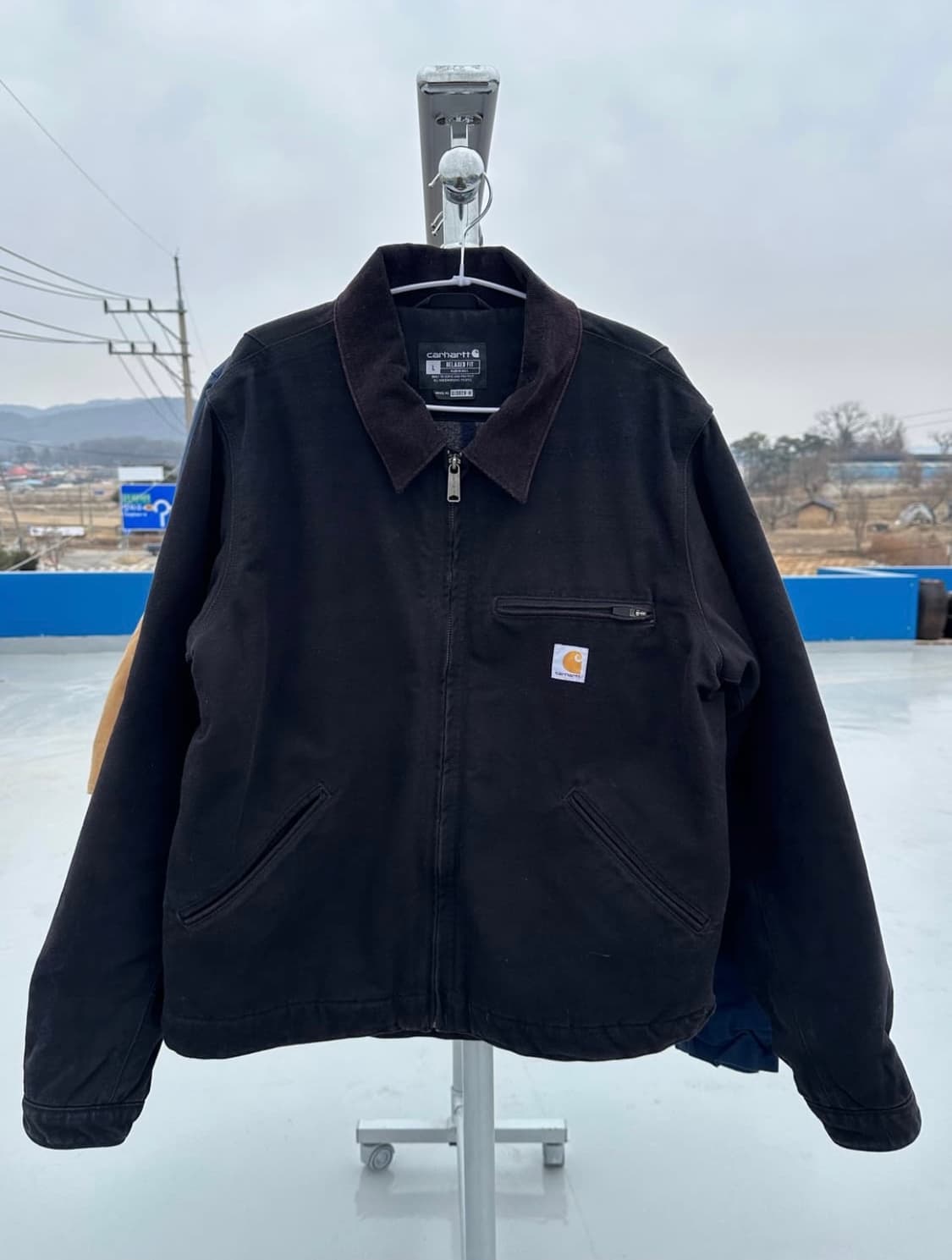 [L-XL] 칼하트 디트로이트 자켓 블랙 상품이미지1