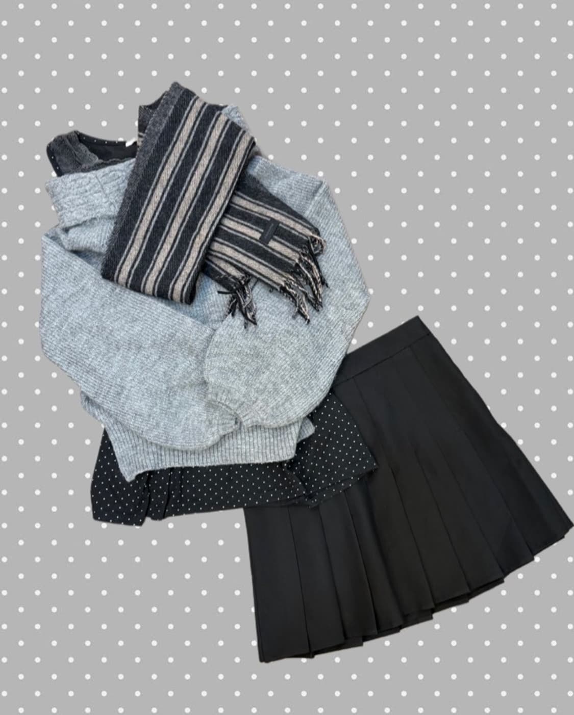 🐈‍⬛그레이 오프숄더 코디 세트 🐈‍⬛ 상품이미지5