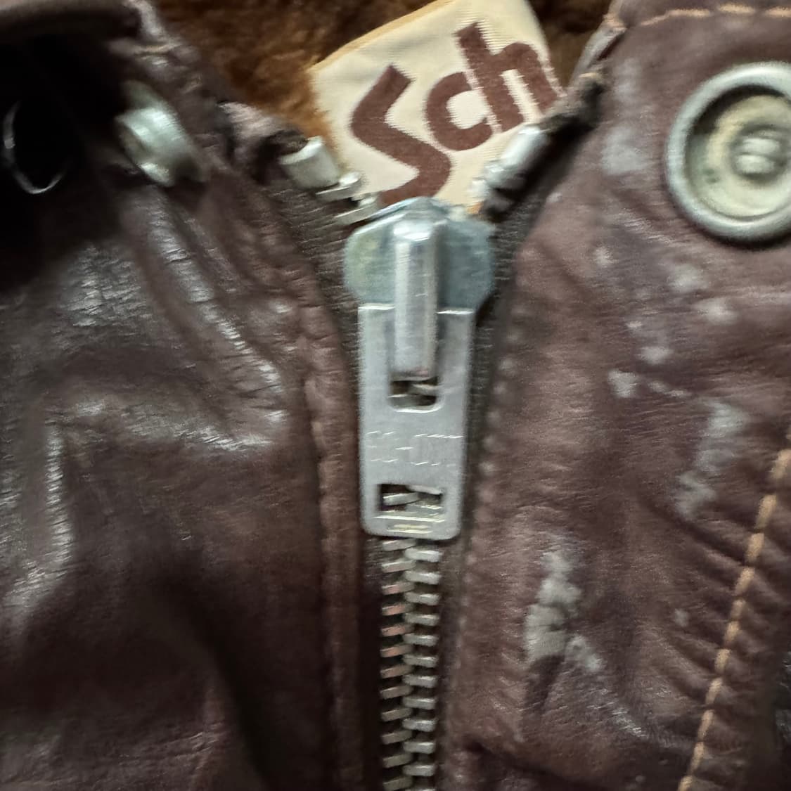 [M~L] 80s Schott 쇼트 G-1 레더 자켓 상품이미지7