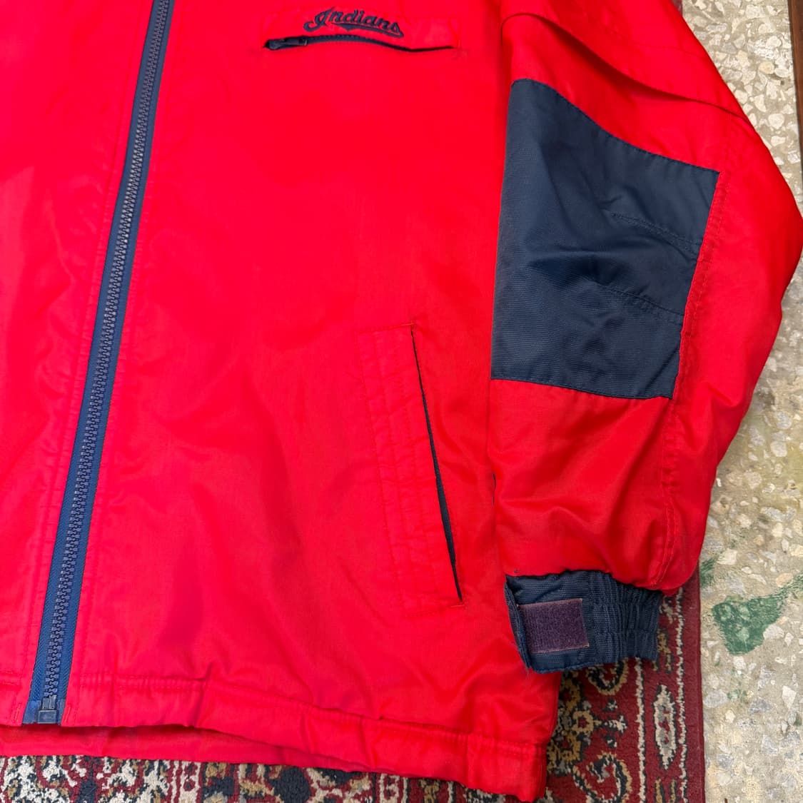 90s Pro Player 클리브랜드 인디언스 더그아웃 자켓 [110] 상품이미지3