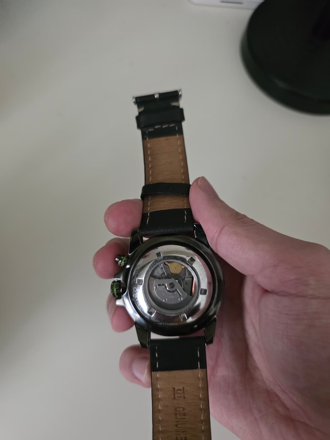 세이코 키네틱 가죽 시계 상품이미지4