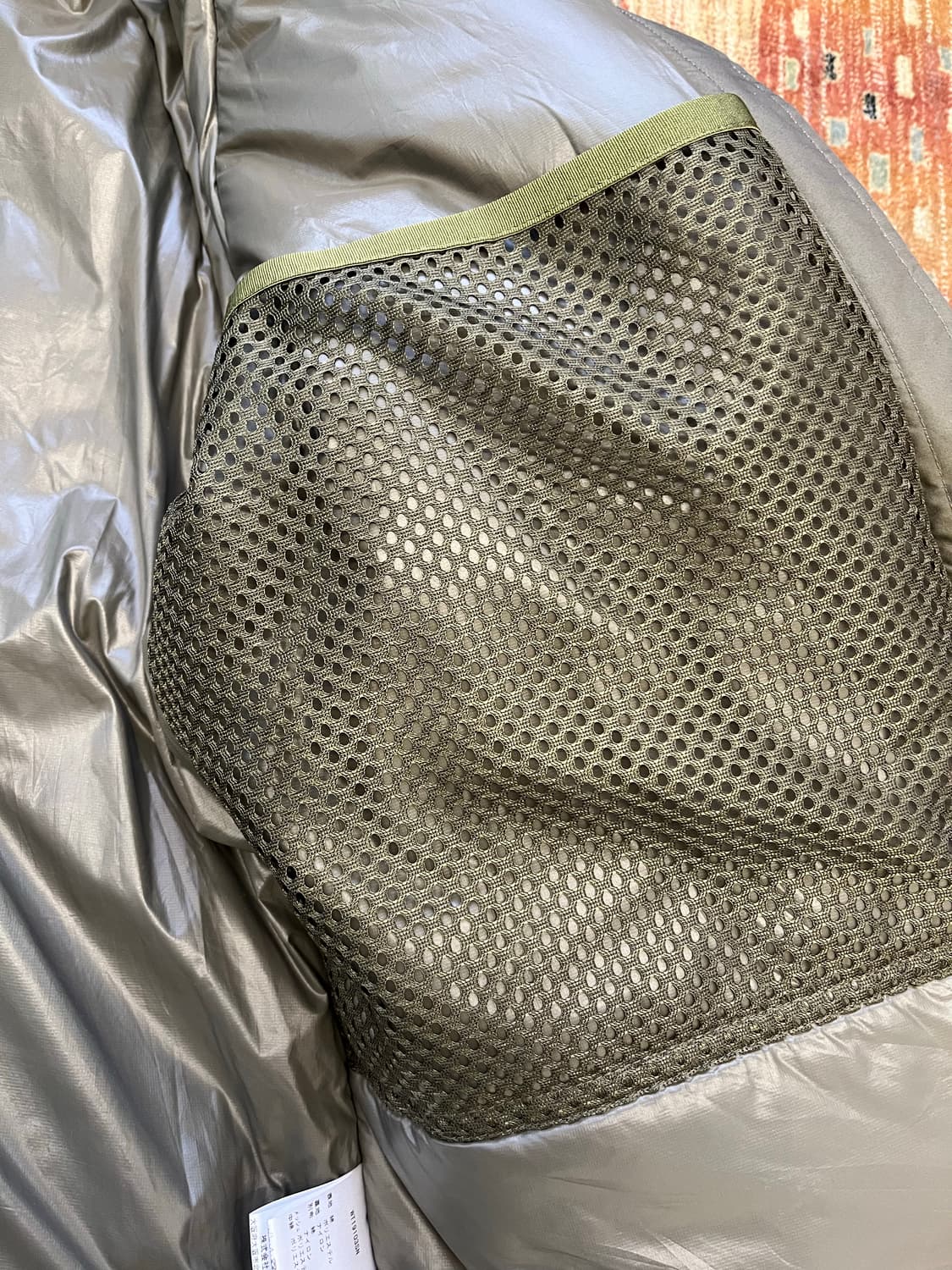 와일드띵스 일본판 해피자켓 패딩 카키 M 상품이미지7