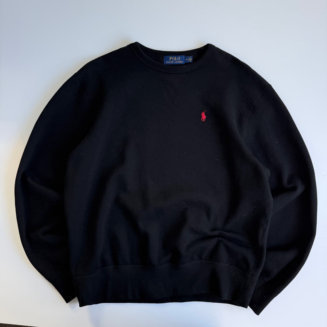 Polo  폴로 랄프로렌 자수 블랙 맨투맨  상품이미지1