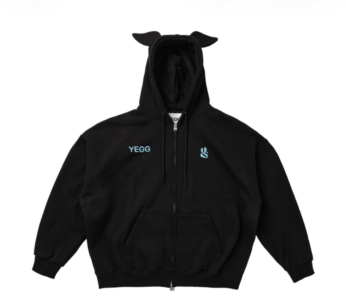 예그 윙 후디 블랙  상품이미지1