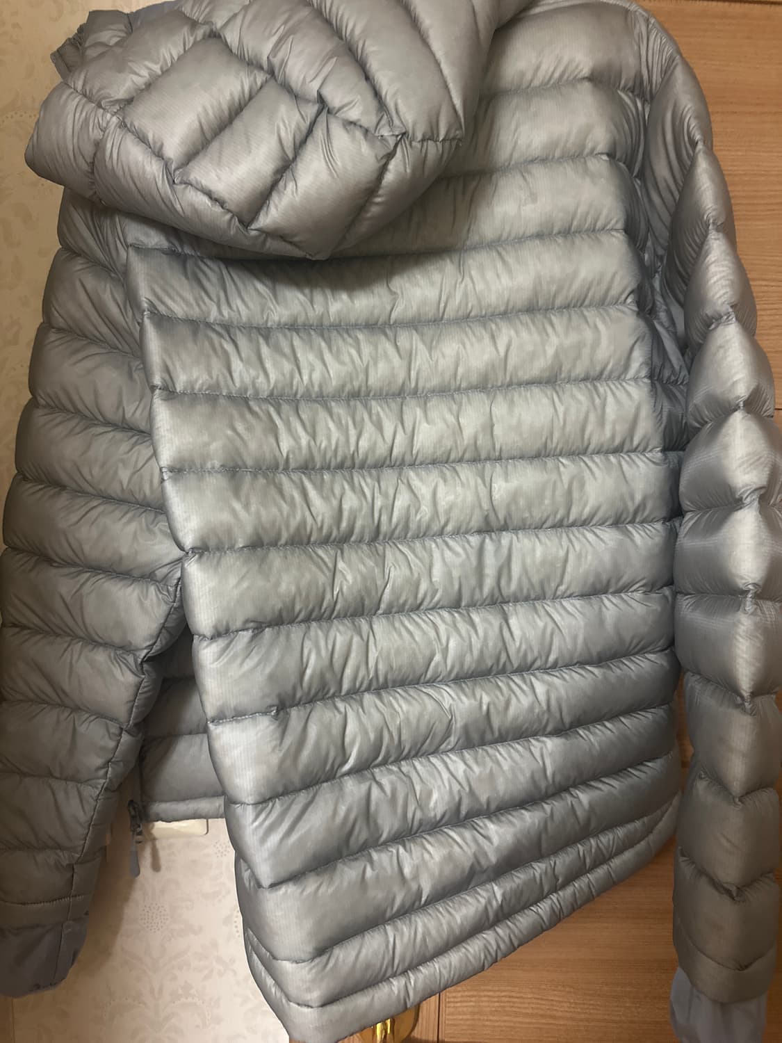 산산기어 서픽스 푸퍼 자켓 그레이 24fw 상품이미지5