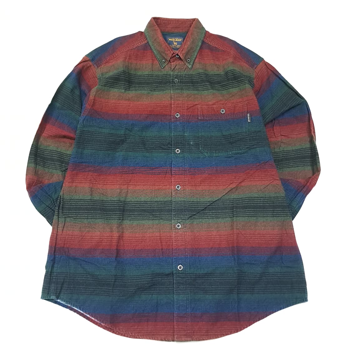 CL178 울리치 플란넬 멀티스트라이프 버건디 셔츠 상품이미지1