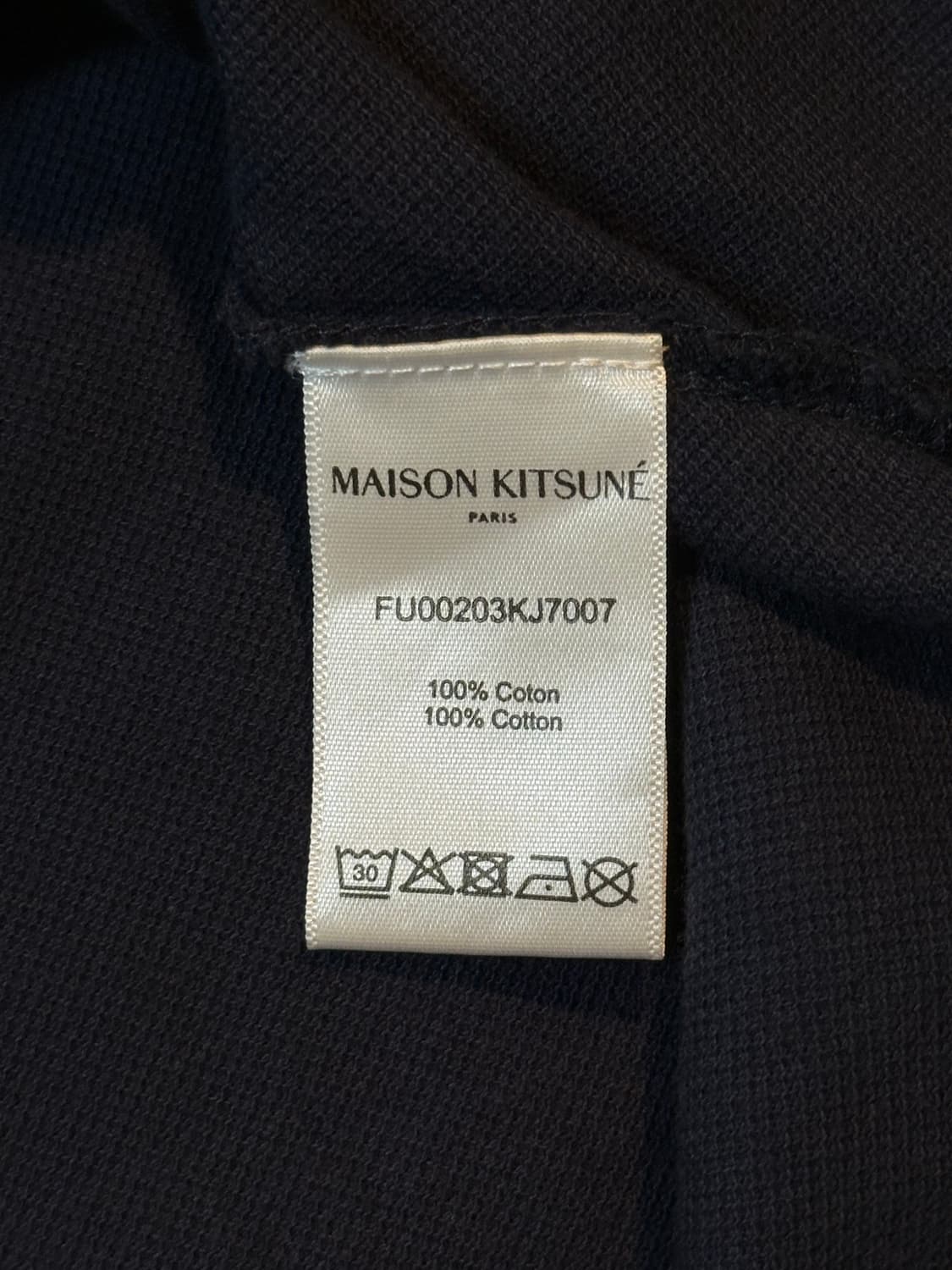 메종키츠네 MAISON KITSUNE 폭스헤드 클래식 반팔 카라티 상품이미지5
