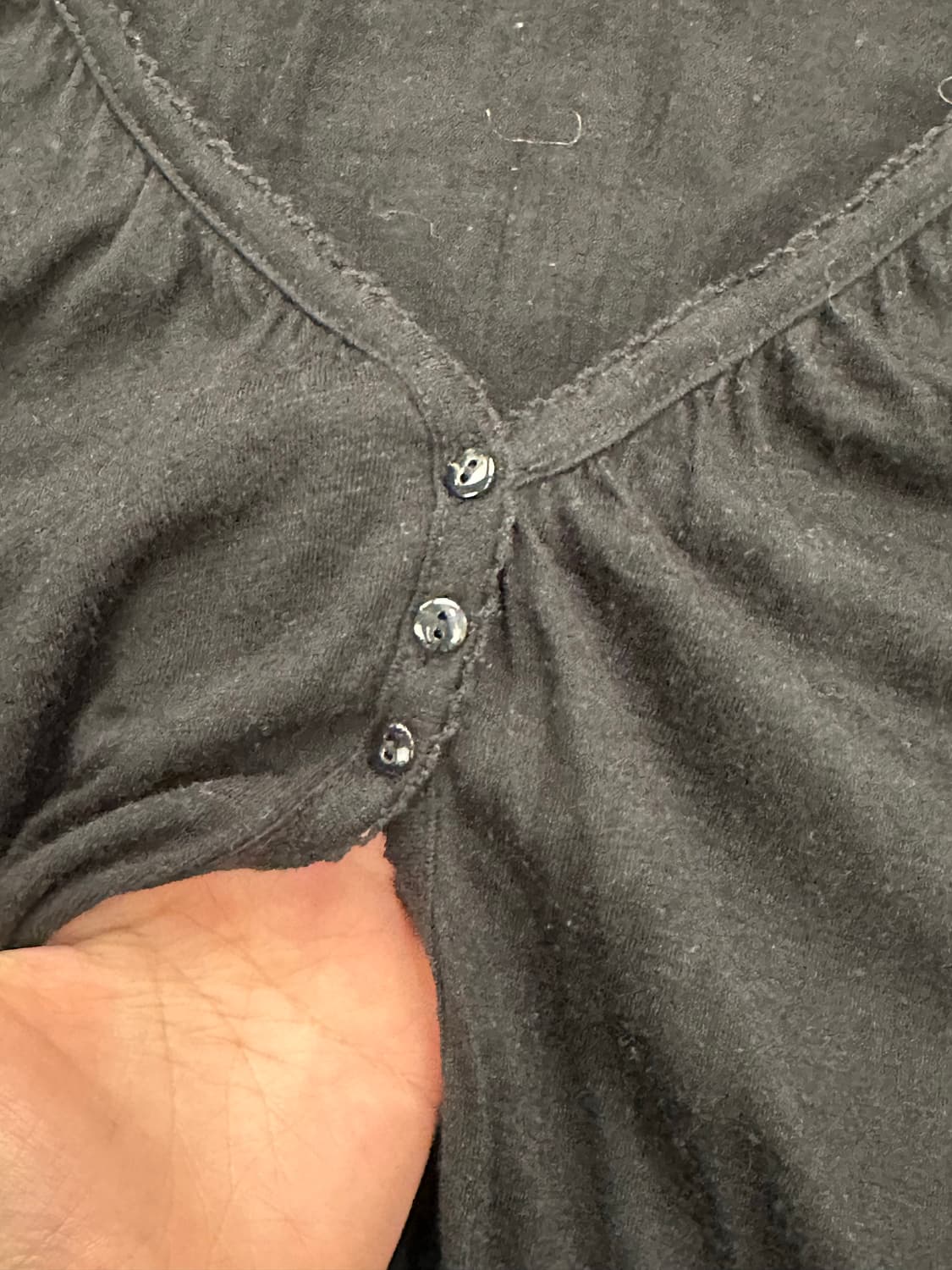 M)Japanese vintage 여성 레이스 브이넥 가디건 상품이미지2