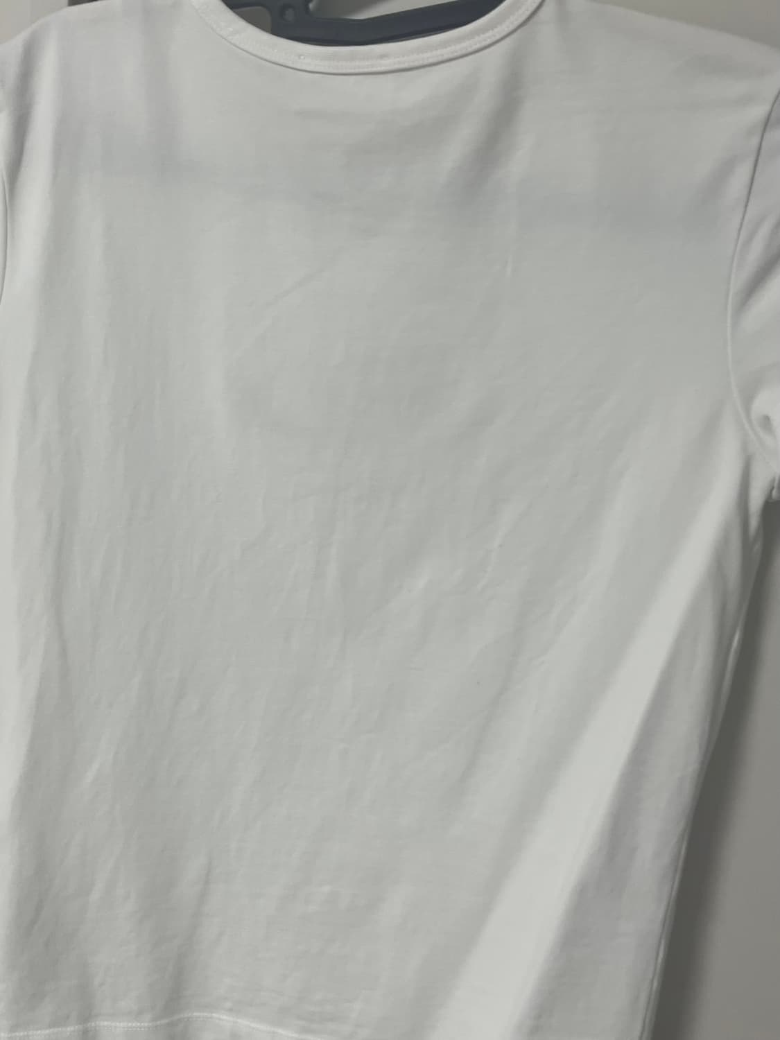 디젤 T-안지 피카부 로고 티셔츠 화이트 상품이미지5