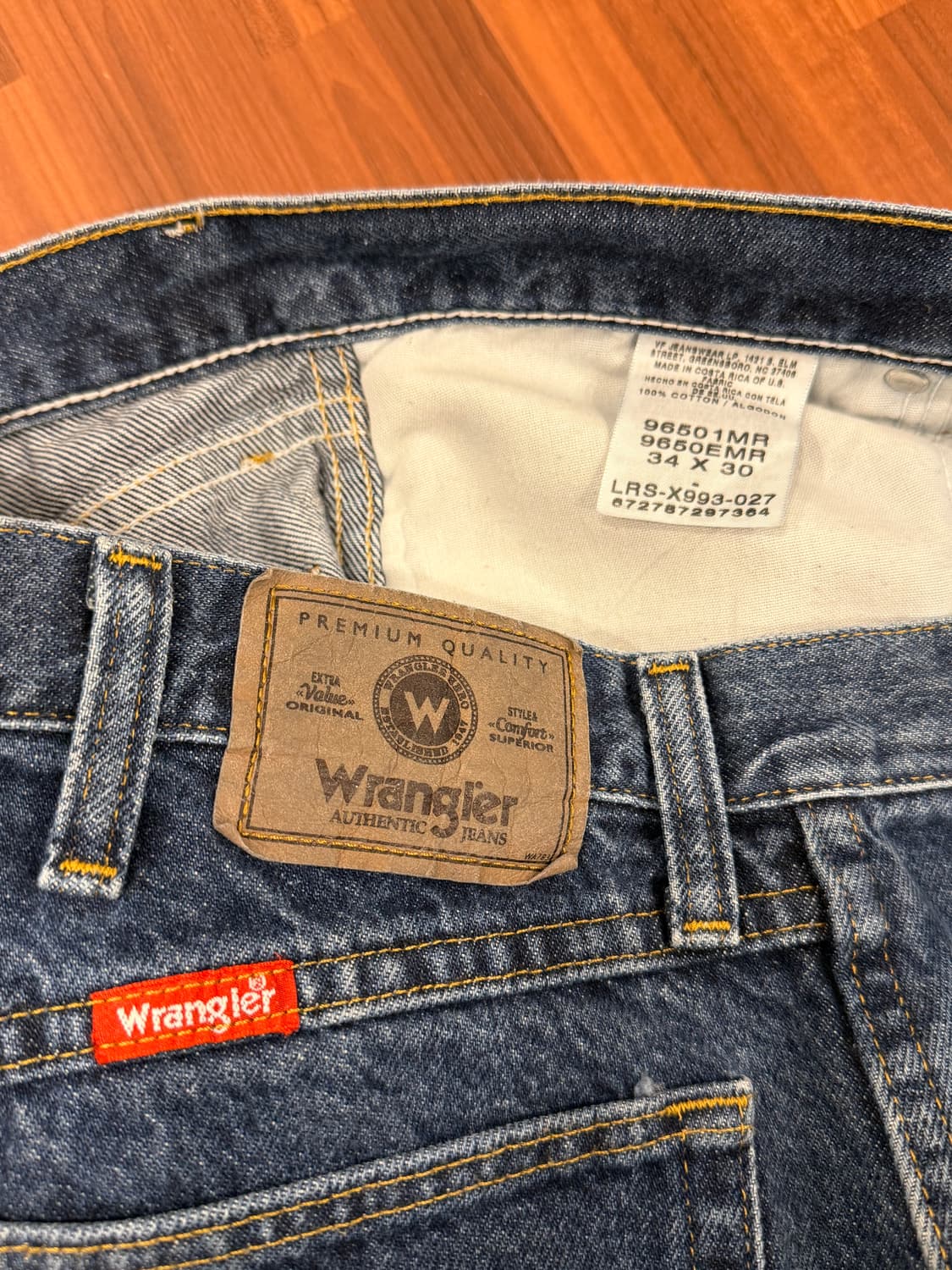 Wrangler 랭글러 데님 팬츠 (33inch) 상품이미지7
