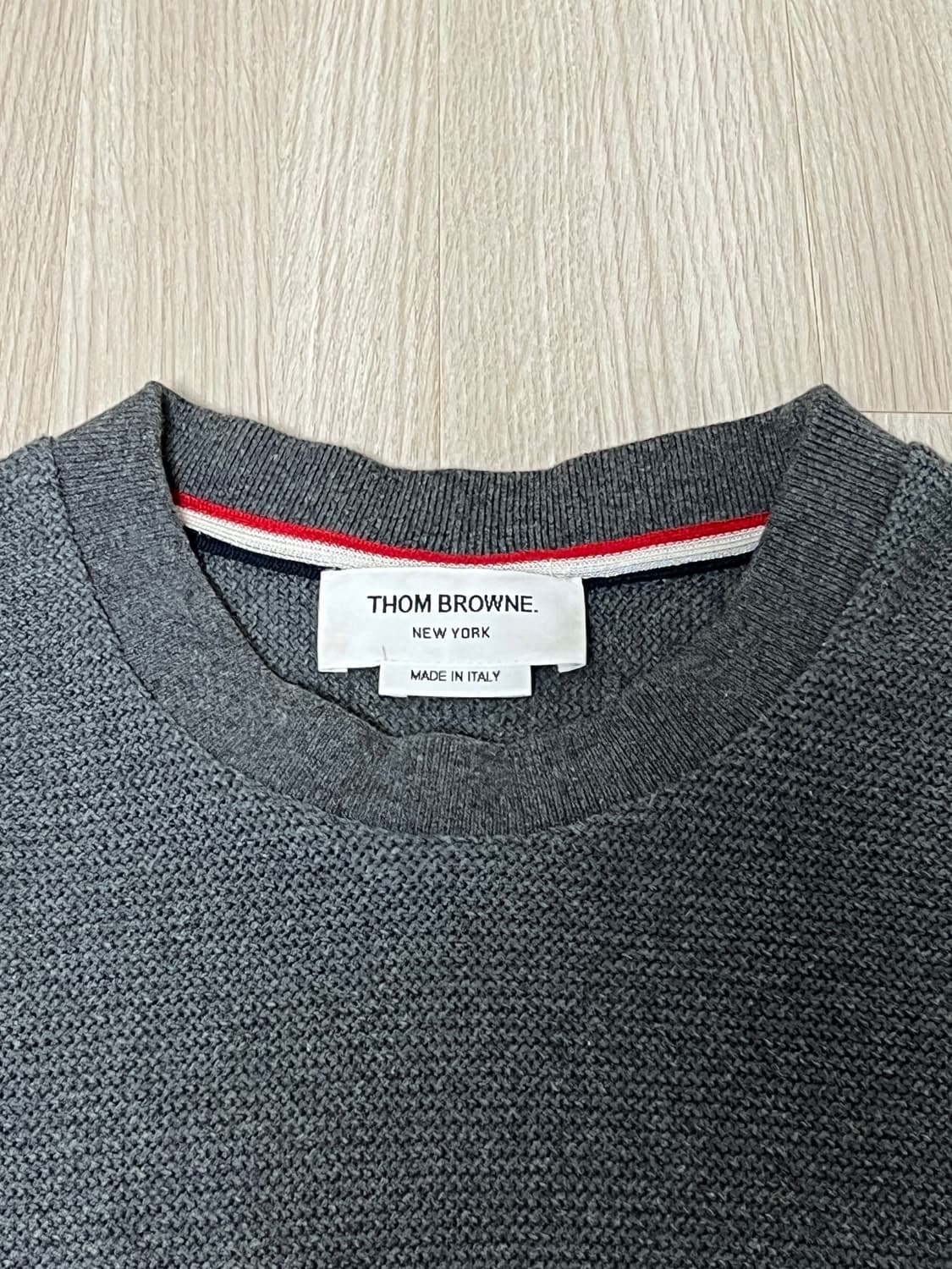 톰브라운 레이첼(와플) 맨투맨 판매합니다 상품이미지2