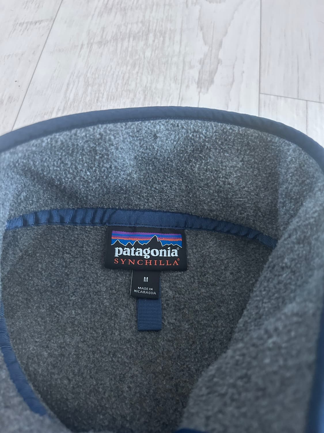 파타고니아 신칠라 플리스 라이트웨이트 니켈 네이비 M 상품이미지2
