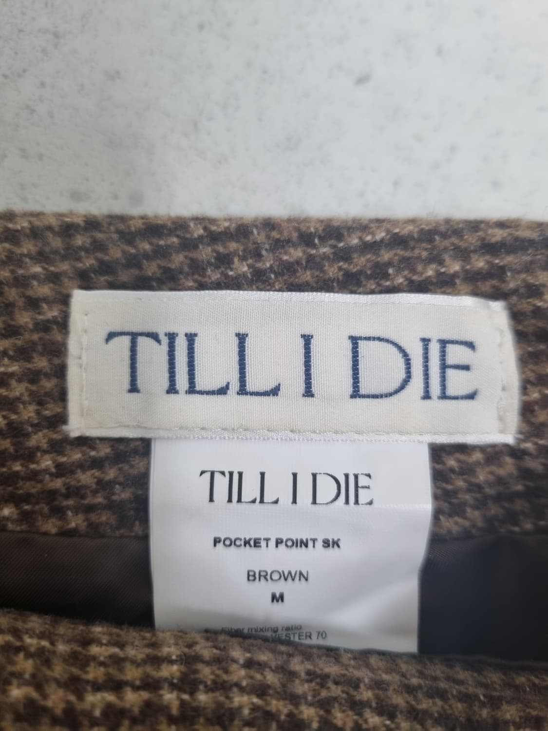 틸아이다이 울 스커트 m 상품이미지8