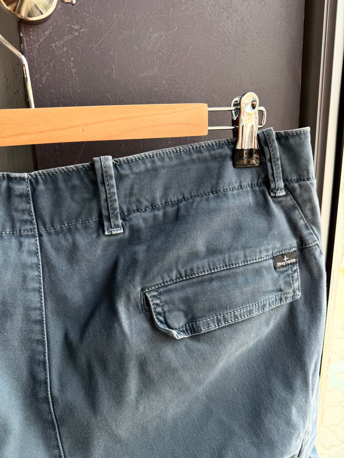 33~34/ 스톤아일랜드 십자자수 워싱 카고팬츠 상품이미지8
