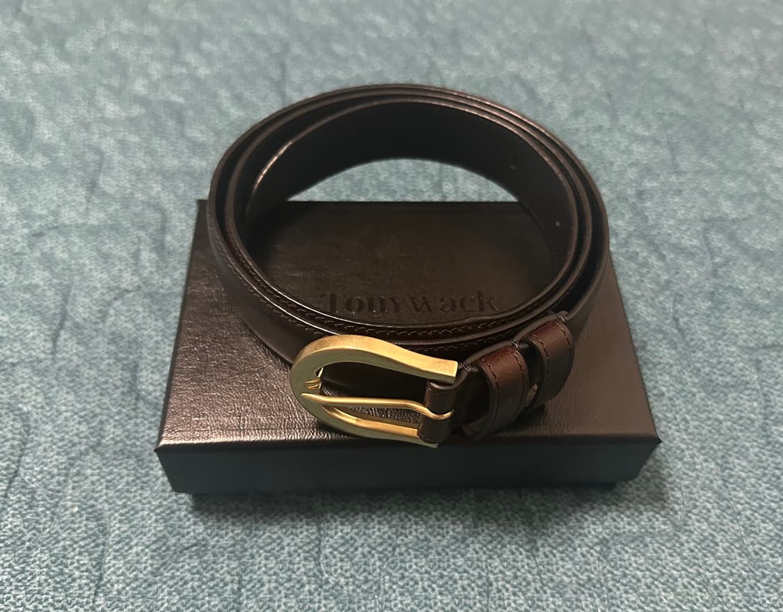 토니웩 빈티지 레더 버클 벨트 상품이미지2