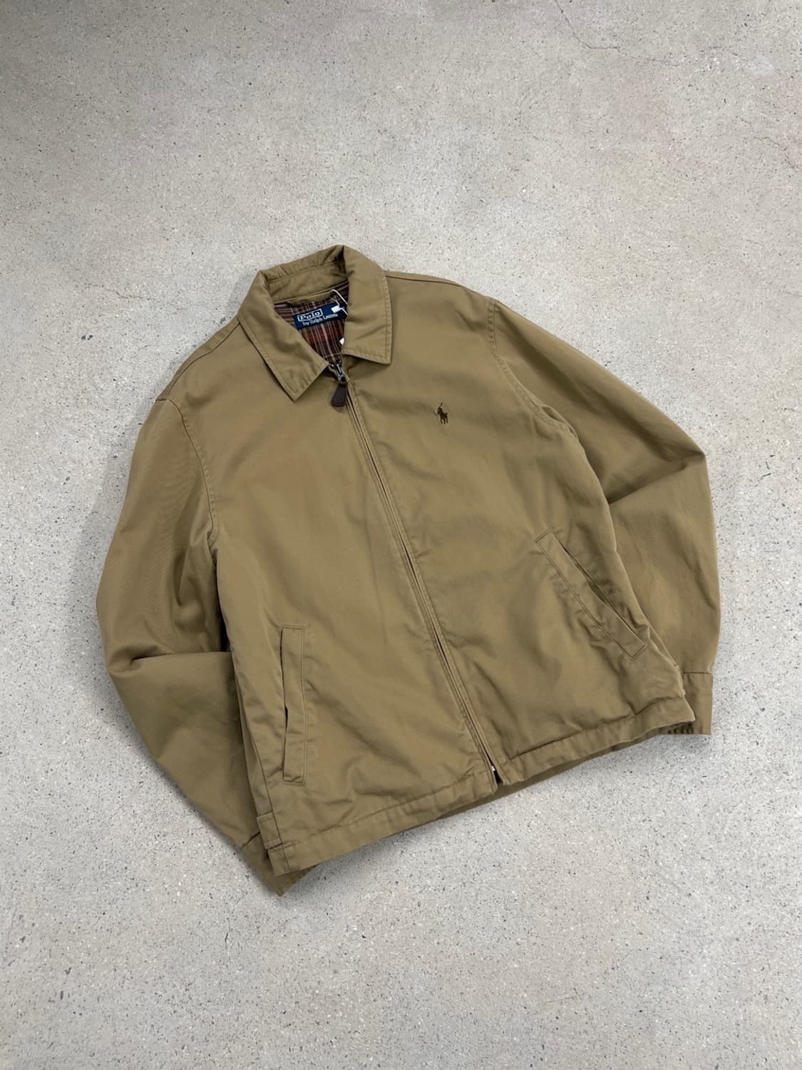 폴로 랄프로렌 체크 라이닝 해링턴 자켓 상품이미지3