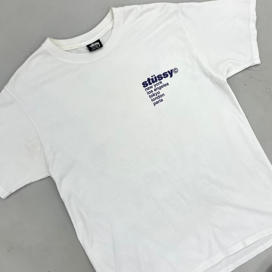 스투시 스트로베리 반팔 티셔츠 화이트 상품이미지4