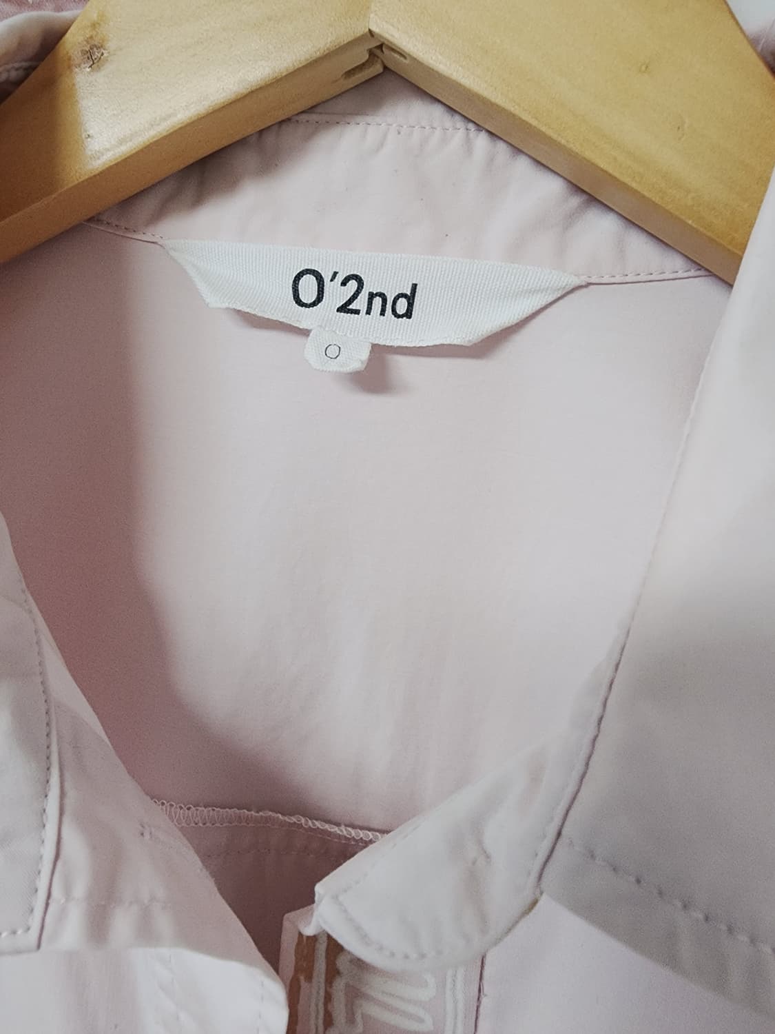O2nd 오즈 세컨즈 핑크색 셔츠 상품이미지8