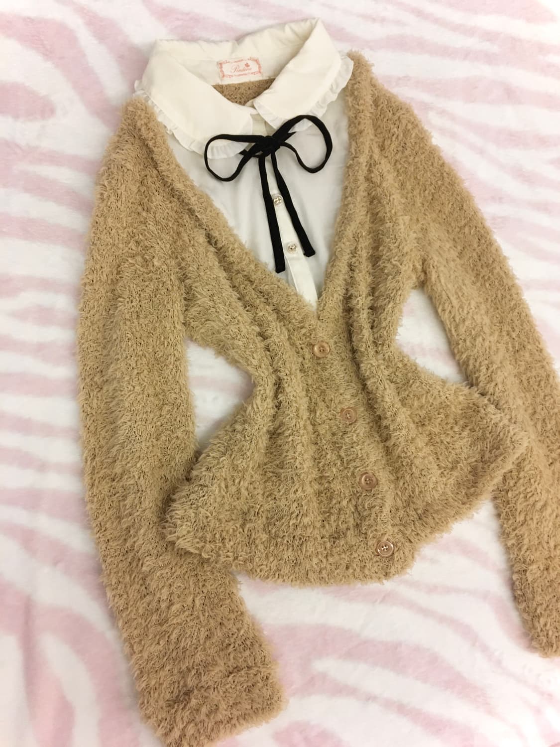 Penderie 라떼갸루 퍼 레이어드 로걀탑 포멀 상품이미지3