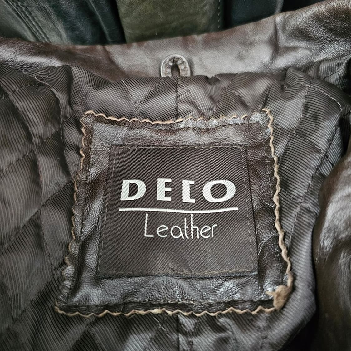 DECO 빈티지 양가죽 더블 코트 상품이미지5