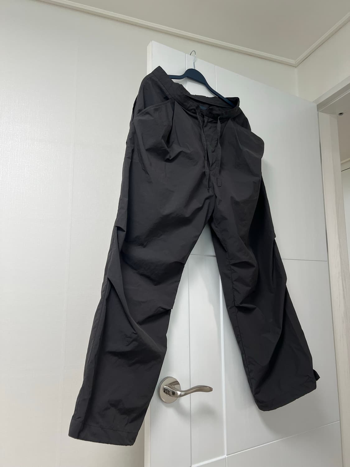 999humanity 나일론 이지팬츠 차콜 상품이미지2