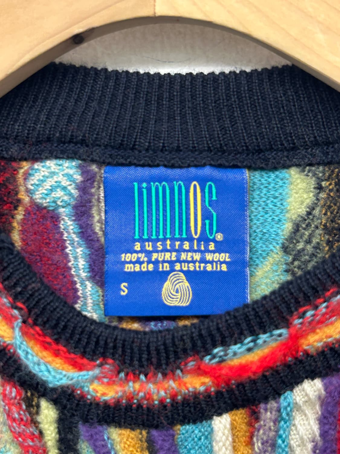 Limnos Australia 림노스 멀티컬러 케이블 크롭 니트 상품이미지4