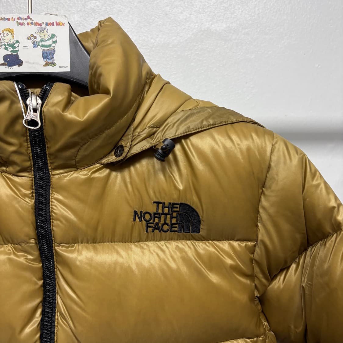 노스페이스 메트로 패딩 700 골드색상 상품이미지5